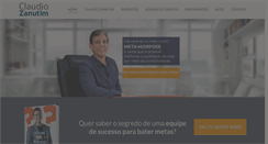 Desktop Screenshot of claudiozanutim.com.br